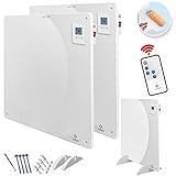 EFFEKTIVE ENERGIENUTZUNG: Infrarotheizung erzeugt Heizwellen, die direkt zu jedem festen Material im Raum übertragen werden, sodass die Wärme konstant abgegeben wird | Keine lästige Staubaufwirbelung