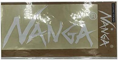 Amazon Co Jp Nanga ナンガ Nanga Cutting Sticker Large カッティングステッカー 大 アウトドア キャンプ 車用ステッカー ギフトに White ホワイト Largeサイズ 服 ファッション小物