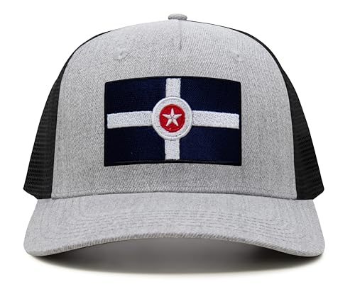Image of International Tie City Hat for Men and Women, Adjustable Snapback Trucker Baseball Cap with Embroidered Patch