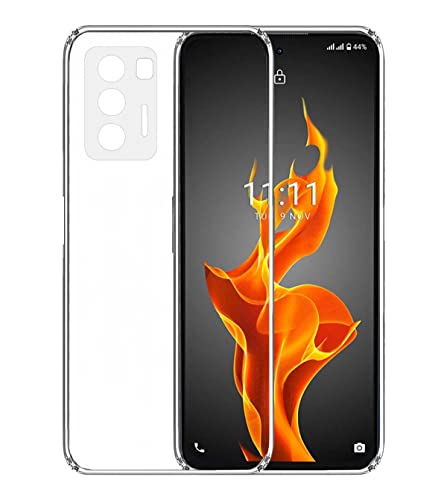 Image of Soft Flexible Silicone Back Cover Compatible with (Lava Agni 5G, Transparent Case)