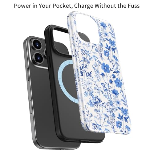 bemal for iPhone 14 Pro Case, Cute Floral, Compatible with Magsafe - image 3