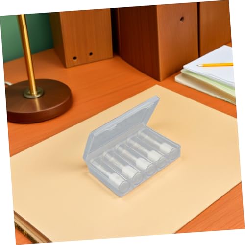 Set de 6 Tubos Transparentes para Monedas con Caja miniatura 5
