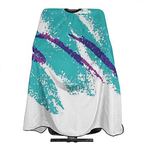 Kimisoy Haircut Cape Cloth 90s Jazz Lightweight Hairdressing Apron Professional Hair Cutting Cloth
