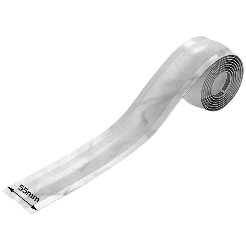 Protector De Cables con Textura De Mármol para El Hogar, Cubrecables De Suelo Autoadhesivo De PVC Blando, Fácil De Instalar/Evita Tropiezos(Grigio,5M)