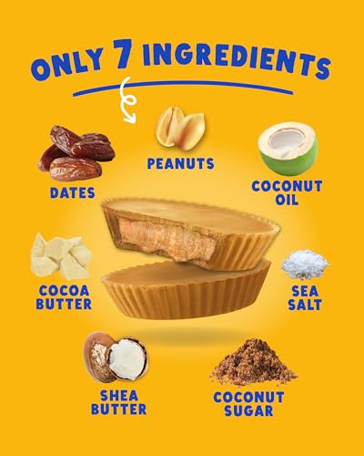 SUPERFOODIO Peanut Butter BETTER CUPS | 30g x 15 The Original packs | Choc free, PB Bliss | All-Natural Ingredients | Protein | No Refined Sugar | Vegan (30g x 15 Packs)