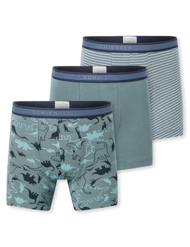 Schiesser Jungen 3 PACK Boxershorts - 95/5 Baumwolle - Größe 92 bis 140 – Ansicht 1