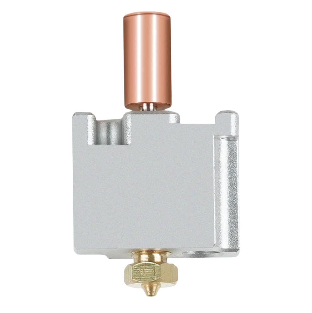 Gruppo estrusore 3 in 1 con blocco termico, gola in acciaio inossidabile, gola placcata in rame e modulo ugello in ottone V6 compatibile con la stampante FLSUN V400