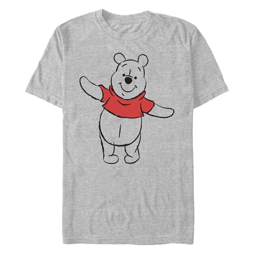 Disney Croquis de Base Winnie l'ourson T-Shirt Homme : le cadeau nostalgie parfait
