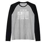 Photo Gallery icona zion parco nazionale semplice bandiera minimalista maglia con maniche raglan Photo Gallery icona zion parco nazionale semplice bandiera minimalista maglia con maniche raglan