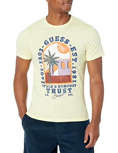 T-Shirt Guess Homme à manches courtes parfait pour vos sorties et soirées d'été