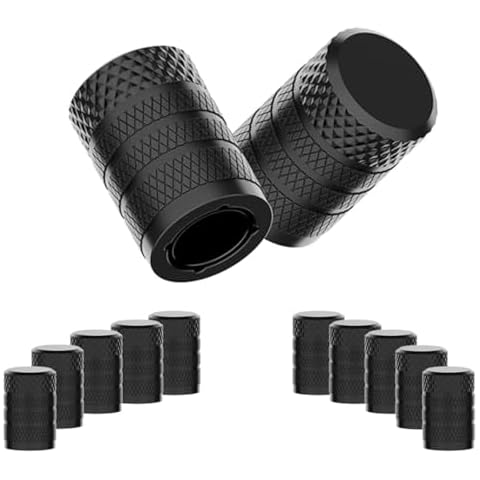 CKAuto Anodized Aluminum Tire Valve Caps Cover