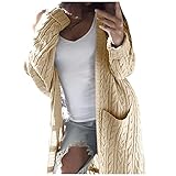 strickjacken für damen lang RMBLYfeiye Damen Stickerei Kurze Strickjacke Süß Strickjacke Charmant Pullover Jacke Winter Einfache Strickjacke Elegant Outdoor-Strickjacke Herbst Lange Strickjacke Für Damen