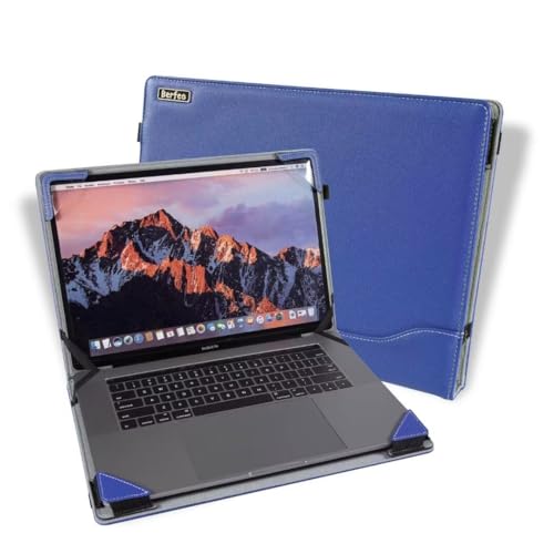 Berfea Protective Case Cover Compatible with DELL Inspiron 16 5645, 5640, 5635, 5630, 5625, 5620 16 inch Laptop Sleeve Notebook Bag Stand Carry Case