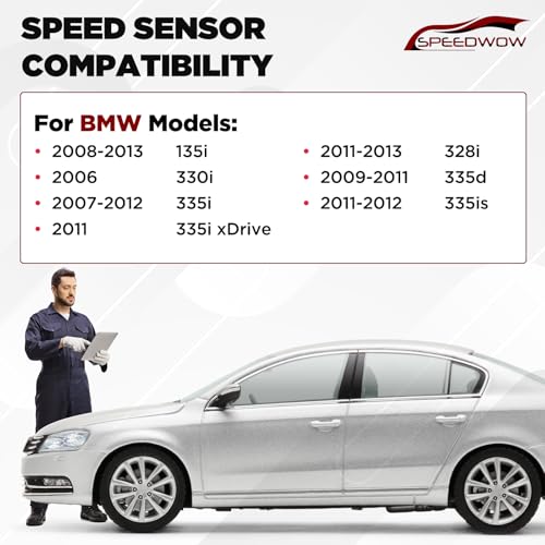 SPEEDWOW 4PCS ALS1842 ABS Wheel Speed Sensor Compatible with BMW 135i, 328i, 330i, 335d, 335i, 335i xDrive, 335is by SPEEDWOW - Image 6