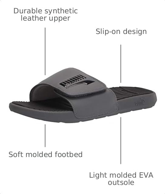 Image of PUMA Men's Cool Cat Hook & Loop Athletic Sandals