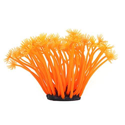 Balacoo Artificial Life-like Stylish Pretty Underwater Plant Fake Plants Sea Anemone for Fish Tank Aquarium Safe Decorations