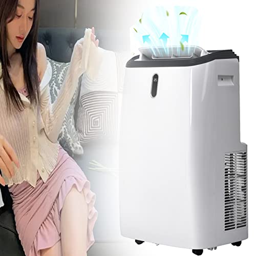 HNCXHX Climatiseur Mobile/Affichage LED/Boutons tactiles/télécommande / 12000BTU / Refroidissement/Chauffage/Ventilateur/déshumidification/Fonction Automatique Cover