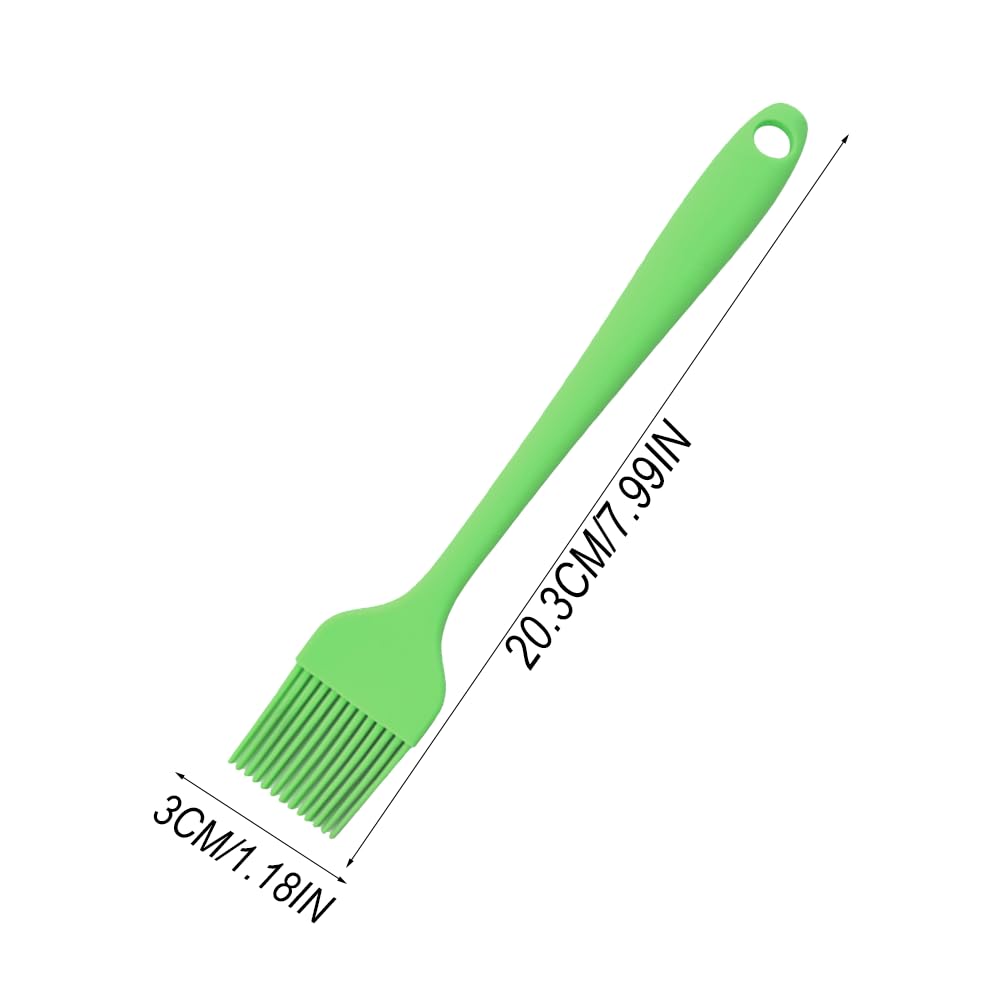 Pennello Cucina Pennelli Silicone, Spazzola per Barbecue, Spazzola da Forno in Silicone, Spazzola per Cottura BBQ, per Grigliare, Cuocere, Cucinare, Pasticceria