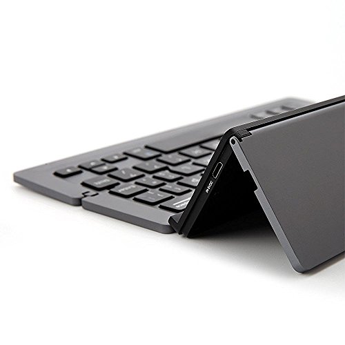 Pieghevole Alluminio Bluetooth Tastiera QWERTY per...