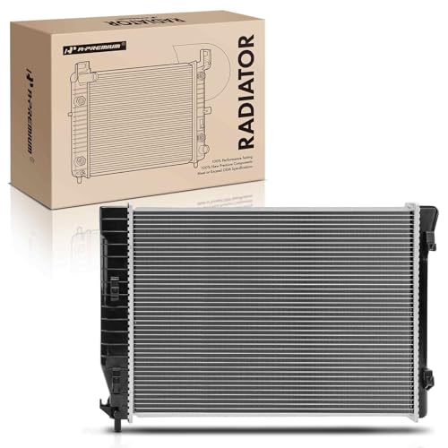 A- Engine Coolant Radiator Assembly Transmission Oil Cooler