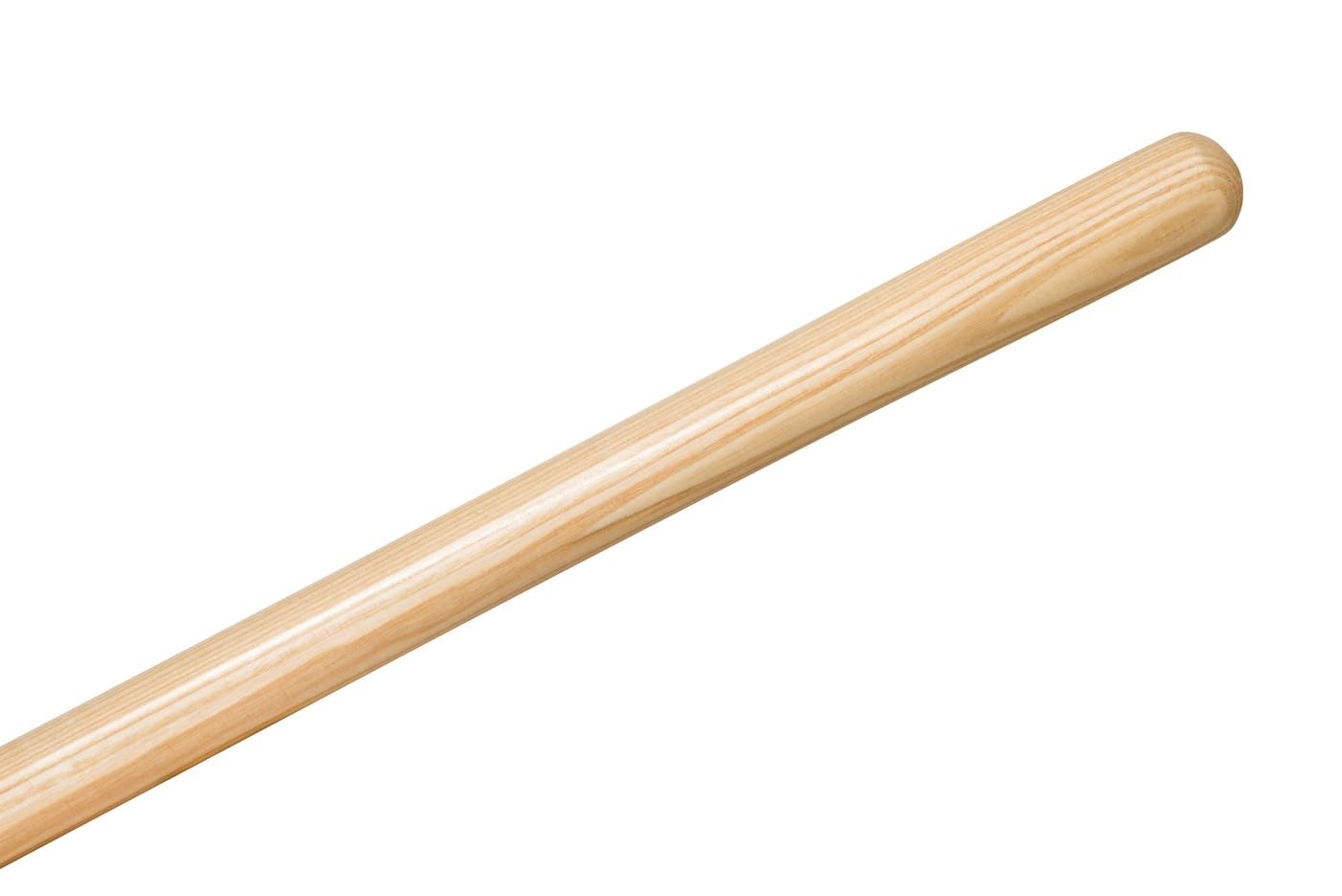 IDEAL FAVORIT Hallenser Randschaufel mit Eschen-Langstiel 130 cm | Schaufelblatt Leichtmetall 340 × 325 mm, für Schüttgüter, Stallreinigung & Schneebeseitigung, mit Schutzkante, 6-fach genietete Dülle