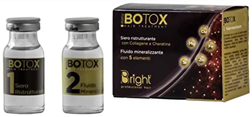 Botox Trattamento Capelli Rimpolpante con Oli, Vitamine e Collagene 2x12 ml