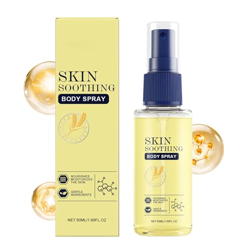 Loción en Spray,Seco en Spray Corporal 50ml - Facial Portátil de Absorción Rápida para Día Viajes Hogar Rutina Mañana Noche Mujeres Hombres