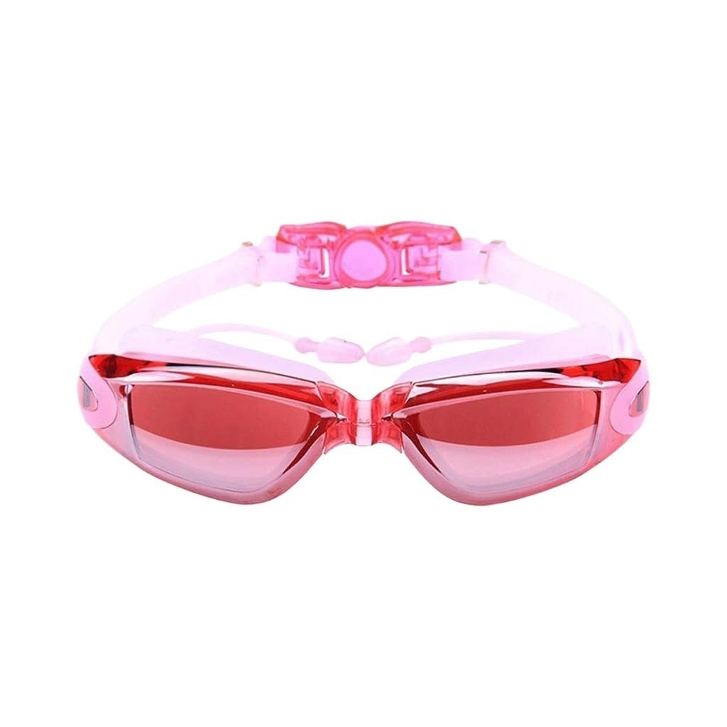 Occhialini da Nuoto, Senza perdite Anti-Fog Indoor Outdoor Occhialini da Nuoto con Protezione UV Lenti a Specchio per Donna Adulta Uomo Gioventù Bambini con(3-Pack)
