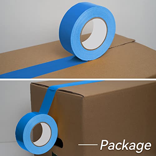 Image of Reniteco Sky Blue Duct Tape- 3 inches x 45 Yards, Waterproof & All-Weather, No Residue, UV Resistant, Heavy Duty for Car, Home & Outdoor Repairs, 1 Roll