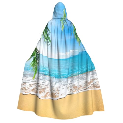 Cape à capuche unisexe pour costume de sorcière et fête de Noël