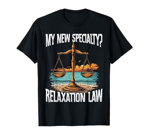 Retired Lawyer Design Men Funny Attorney Retirement T-Shirt