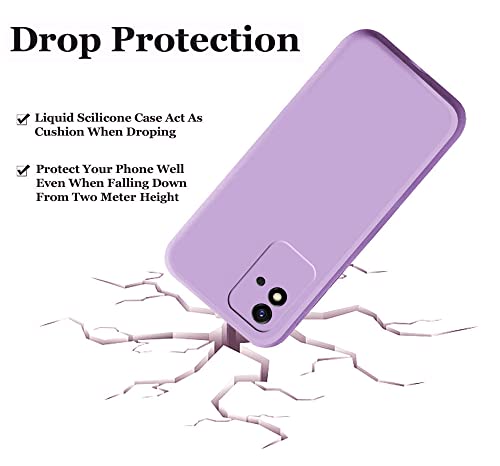 Image of A rtistque Liquid TPU Silicone Matte Shockproof Flexible with Camera Protection Soft Back Cover Case for Realme Narzo 50i - Purple
