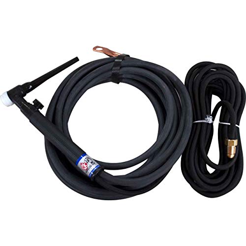 CK TL26 Air Cooled Trim-Line TIG Torch Kit, Valve, 200A, 25', 2-Pc, Super-Flex, TL26V-25-2SF RG
