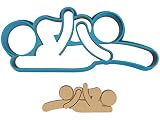 Naughty Regular 69 Cookie Cutter - Funny Adult Innapropraite Kama Sutra Sex Position Sixty Nine (0018) (6 Inch)