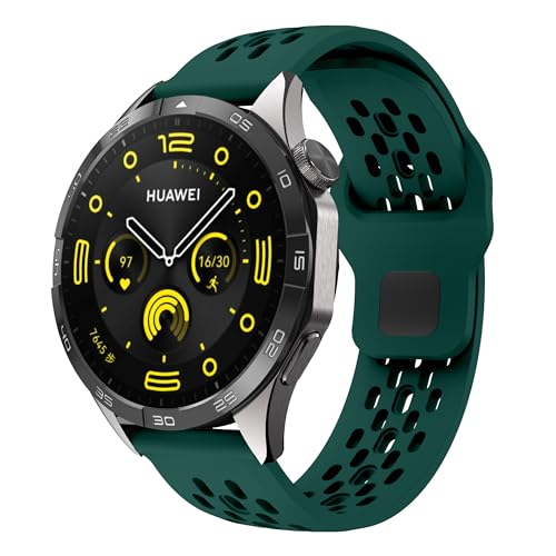 Bracelet montre silicone anti-transpiration fermeture rapide 19mm