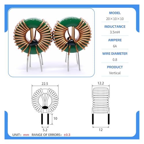 Elimina interferencias con el inductor toroidal de ferrita 3.5mH 2