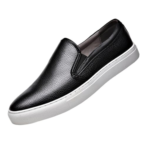 Men's Prom Shoes Pu Leather Fashion Solid Color Classic Party Wedding Non Slip Rubber Sole Slip Resistant Anti-Slip Casual
