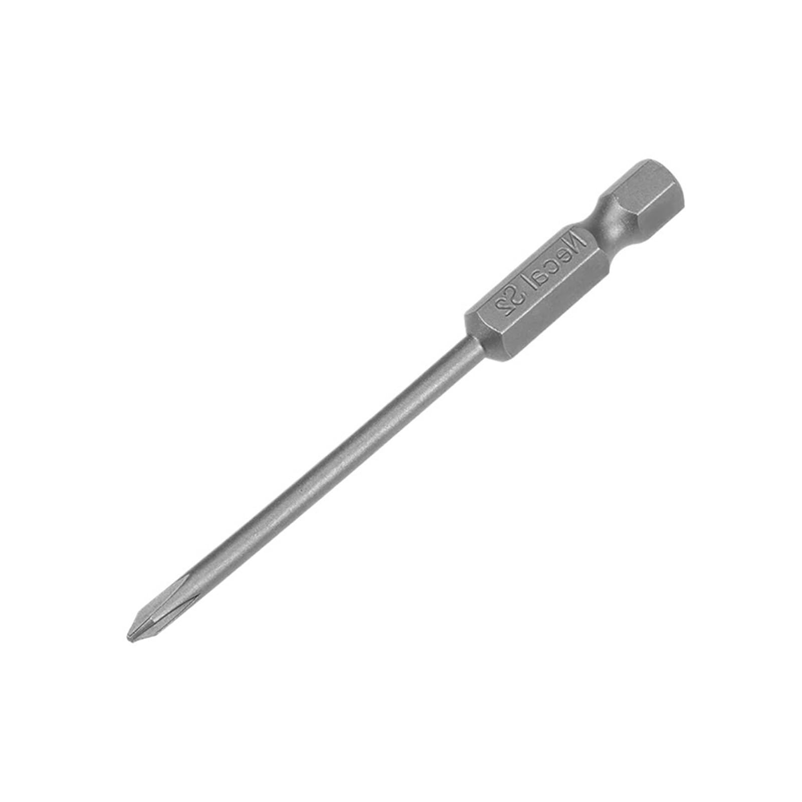 10 szt. Końcówek do wkrętaków 75mm PH0 Magnetycznych 1/4" | Konstrukcja magnetyczna, odpowiednia długość 75 mm