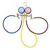 Wisepick R290 and R600A Manifold Gauge Set 3 Way HVAC Air Conditioning Diagnostic Tool Kit with 24 inch Hoses #2