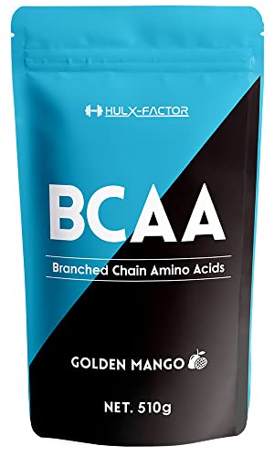 [ゴールデンマンゴー味] ハルクファクター BCAA 510g 40食分 ベータアラニン ベタイン L-リジン 国産