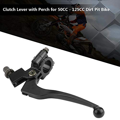 Qiilu Moto Levier d'Embrayage, 22mm 7 / 8in Levier d'embrayage pliant de guidon avec perche pour 50CC - 125CC Dirt Pit Bike - Image 5