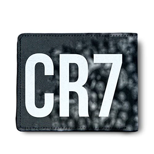 Cristiano Ronaldo CR7 Printed Pu Leather Wallet for Men's/Boy's, CR7, 11.5 X 2 X 9.5 Cm, Casual2