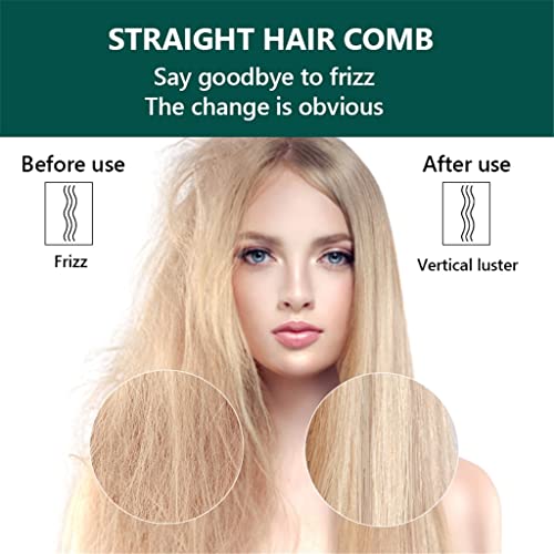 Cepillo alisador de cabello inalámbrico, con placas de cerámica, temperatura máxima de 210 °C, para cabello seco y húmedo (Color: Gris) miniatura 2