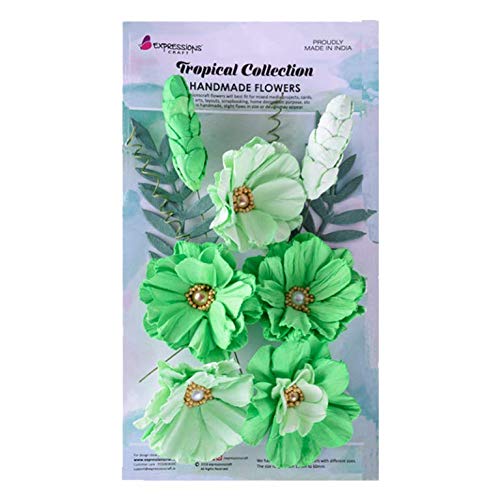 immix Expressions Craft Handmade Paper Flower Cottage Wild Flower Mix Spring Fresh