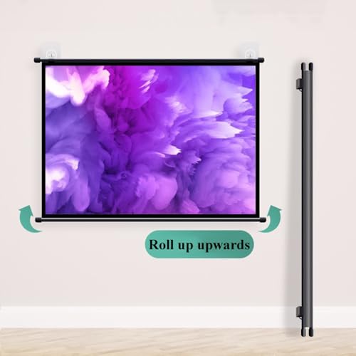 Pantalla Manual Retráctil para Proyector 60 Pulgadas 16:9 miniatura 2