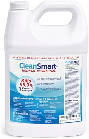 CleanSmart Hospital Disinfectant, Kills 99.9% of Viruses and Bact...