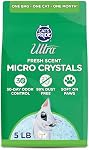 Ultra Fresh Scented Micro Crystals Premium Cat Litter - 99.9% Dust Free, Soft on Paws - 5 Lbs.