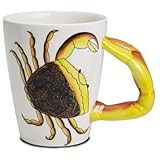 LUCYLANKER Taza de Café con Cangrejo Divertida, Taza de Animal 3D, Linda...
