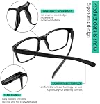 SIGVAN 5 Packs Reading Glasses for Men and Women Blue Light Blocking Square Frame Spring Hinge Computer Readers