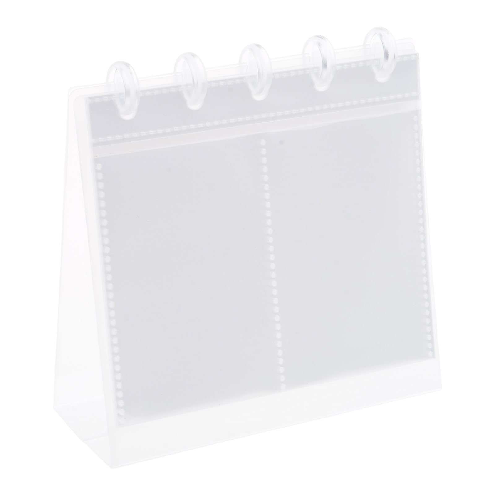Multipurpose Clear Photo Album for Desktop Displaying with 3Inch Double Slot Design Idol Photocard Binder Collect Book Photo Storage Book